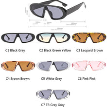 Load image into Gallery viewer, LeonLion Retro Women Sunglasses Vintage Punk Sun Glasses Women/Men Oval Flat Glasses Female Leopard Oculos De Sol Mujer UV400