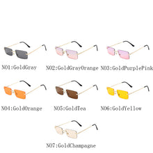 Load image into Gallery viewer, LeonLion Rimless Retro Sunglasses Women 2023  Eyeglasses Women/Men Vintage Sun Glasses Women Mirror Oculos De Sol Feminino