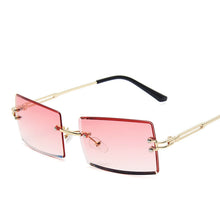 Load image into Gallery viewer, LeonLion Rimless Retro Sunglasses Women Gradient Vintage Sunglasses Women Brand Designer Glasses Women Oculos De Sol Feminino
