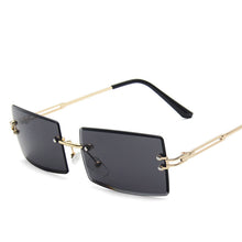 Load image into Gallery viewer, LeonLion Rimless Retro Sunglasses Women Gradient Vintage Sunglasses Women Brand Designer Glasses Women Oculos De Sol Feminino