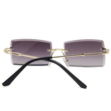 Load image into Gallery viewer, LeonLion Rimless Retro Sunglasses Women Gradient Vintage Sunglasses Women Brand Designer Glasses Women Oculos De Sol Feminino