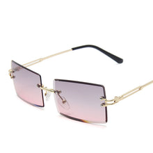 Load image into Gallery viewer, LeonLion Rimless Retro Sunglasses Women Gradient Vintage Sunglasses Women Brand Designer Glasses Women Oculos De Sol Feminino
