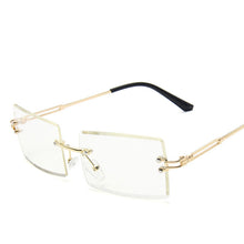 Load image into Gallery viewer, LeonLion Rimless Retro Sunglasses Women Gradient Vintage Sunglasses Women Brand Designer Glasses Women Oculos De Sol Feminino