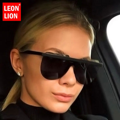 LeonLion Rimless Retro Sunglasses Women Vintage Glasses for Men/Women  Sunglasses Women Oversized Oculos De Sol Feminino
