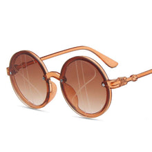 Load image into Gallery viewer, LeonLion Round Creativity Sunglasses Children Gradient Lovely Eyewear Boys/Girls 2023 Glasses Kids Vintage Lentes De Sol Mujer