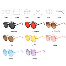 Load image into Gallery viewer, LeonLion Round Creativity Sunglasses Children Gradient Lovely Eyewear Boys/Girls 2023 Glasses Kids Vintage Lentes De Sol Mujer