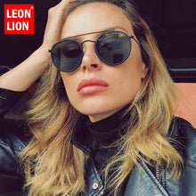 Load image into Gallery viewer, LeonLion Round Polarized Sunglasses Women 2023 Retro Sunglasses Women/Men Vintage Glasses Women Mirror Oculos De Sol Feminino