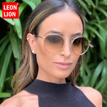 Load image into Gallery viewer, LeonLion Round Polarized Sunglasses Women 2023 Retro Sunglasses Women/Men Vintage Glasses Women Mirror Oculos De Sol Feminino