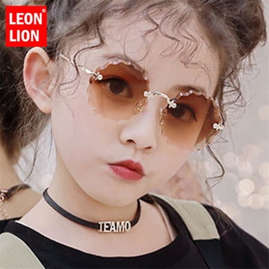 LeonLion Round Retro Children Sunglasses Vintage Glasses For Girl/Boy  Brand Sunglasses Child Cute Oculos De Sol Feminino