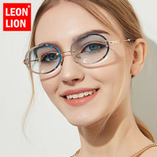 Load image into Gallery viewer, LeonLion Round Rimless Sunglasses Women 2023 Designer Glasses Women Vintage Eyeglasses Women/Men  Gafas De Sol Mujer