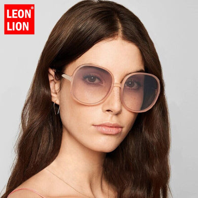 LeonLion Round Sunglasses Women Vintage Sunglasses Women  Brand Sun Glasses for Women/Men Mirror Oculos De Sol Feminino