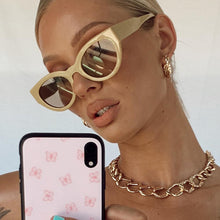 Load image into Gallery viewer, LeonLion Small Cat eye Sunglasses Women Pink Triangle Eyeglasses Women/Men  Brand Sun Glasses Shades UV400 Vintage Oculos
