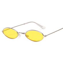 Load image into Gallery viewer, LeonLion Small Oval Sunglasses Women 2023 Brand Designer Mirror Glasses For Women/Men Ocean Lens Alloy Frame Lentes De Sol Mujer
