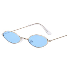 Load image into Gallery viewer, LeonLion Small Oval Sunglasses Women 2023 Brand Designer Mirror Glasses For Women/Men Ocean Lens Alloy Frame Lentes De Sol Mujer