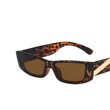 Load image into Gallery viewer, LeonLion Small Punk Sunglasses Women Rectangle Sun Glasses for Women Green Mirror Shades for Women  Gafas De Sol Hombre