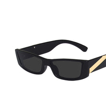 Load image into Gallery viewer, LeonLion Small Punk Sunglasses Women Rectangle Sun Glasses for Women Green Mirror Shades for Women  Gafas De Sol Hombre