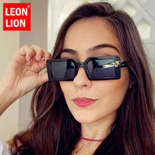 Load image into Gallery viewer, LeonLion Small Rectangle Sunglasses Women 2023  Brand Retro Eyewear Women/Men Vintage Eyeglasses Women Small Oculos De Sol