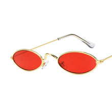 Load image into Gallery viewer, LeonLion Small Retro Sunglasses Women Oval Vintage Glasses for Women/Men  Sunglasses Women Mirror Oculos De Sol Feminino