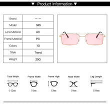 Load image into Gallery viewer, LeonLion Small Square Sunglasses Women 2023  Brand Eyewear Women/Men  Metal Glasses Women Gafas De Sol Mujer