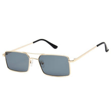 Load image into Gallery viewer, LeonLion Small Square Sunglasses Women Retro Eyeglasses For Women/Men Metal Glasses for Men Vintage Gafas De Sol Para Hombre