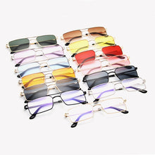 Load image into Gallery viewer, LeonLion Small Square Sunglasses Women Retro Eyeglasses For Women/Men Metal Glasses for Men Vintage Gafas De Sol Para Hombre