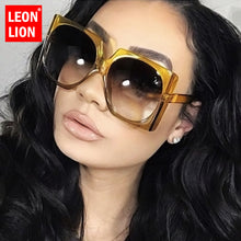 Load image into Gallery viewer, LeonLion Square Oversized Sunglasses Women 2023 Glasses Women  Eyeglasses Women/Men Brand Designer Gafas De Sol De Mujer