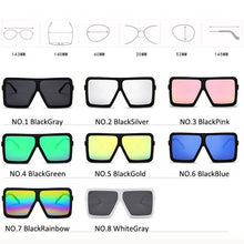 Load image into Gallery viewer, LeonLion Square Oversized Sunglasses Women  Brand Glasses for Women/Men Retro Eyeglasses Women Mirror Gafas De Sol Mujer
