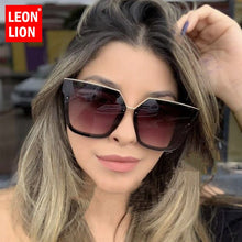 Load image into Gallery viewer, LeonLion Square Oversized Sunglasses Women Mirror Sunglasses Women/Men  Glasses For Women Designer Oculos De Sol Feminino