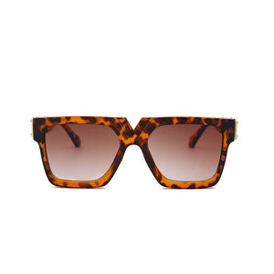 LeonLion Square Retro Sunglasses Women  Brand Glasses Women/Men Oversized Sunglasses Women Mirror Oculos De Sol Feminino