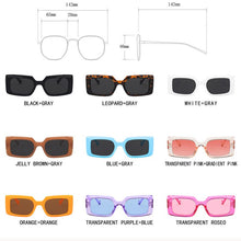 Load image into Gallery viewer, LeonLion Square Retro Sunglasses Women/Men Leopard  Glasses Women Brand Designer Eyeglasses Women Gafas De Sol Mujer 2023