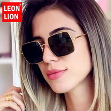 Load image into Gallery viewer, LeonLion Square Retro Sunglasses Women Vintage Glasses Women  Eyewear For Women/Men Mirror Oculos De Sol Feminino