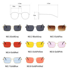 Load image into Gallery viewer, LeonLion Square Retro Sunglasses Women Vintage Glasses Women  Eyewear For Women/Men Mirror Oculos De Sol Feminino