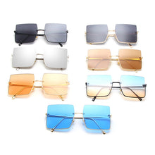 Load image into Gallery viewer, LeonLion Square Rimless Sunglasses Women 2023  Glasses Women/Men Retro Brand Eyeglasses Women Metal Gafas De Sol Mujer