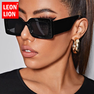 LeonLion Square Sunglasses Women 2023  Vintage  Brand Glasses Female Gradient Shades Eyewear Small Oculos De Sol
