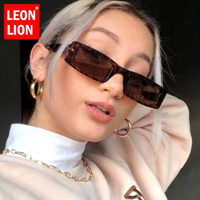 LeonLion Square Sunglasses Women Vintage Small Frame Glasses for Women/Men Rectangle Shades for Women  Gafas De Sol Mujer