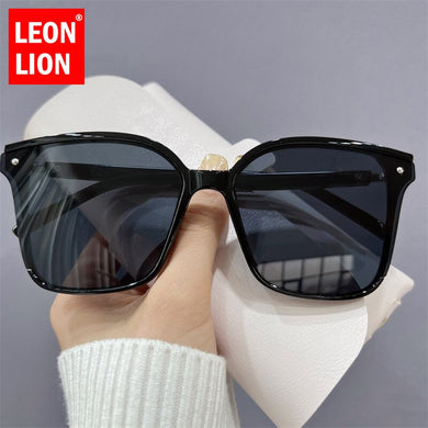 LeonLion Square Vintage Sunglasses Women Oversized Gradient Eyewear Women/Men Brand Designer Glasses Women Gafas De Sol Hombre