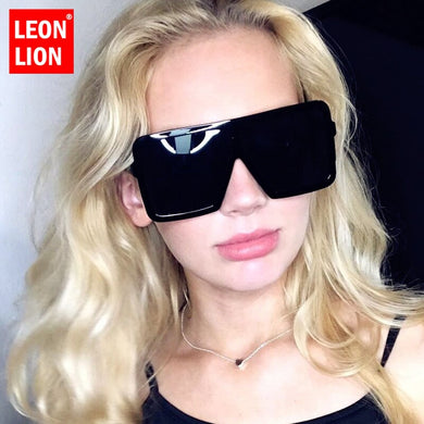 LeonLion Square Women Sunglasses Brand Designer  Sun Glasses Women/Men Oversized Eyewear Women Vintage Gafas De Sol Mujer