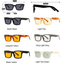 Load image into Gallery viewer, LeonLion Square Womens Sunglasses 2023 Retro Brand Designer Glasses For Women/Men  Eyewear Women Shades UV400 Gafas De Sol