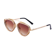 Carica l'immagine nel visualizzatore di Gallery, LeonLion Steampunk Square Sunglasses Men Retro 2023  Designer Eyewear Women Vintage Glasses For Male Metal Quality UV400