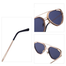 Carica l'immagine nel visualizzatore di Gallery, LeonLion Steampunk Square Sunglasses Men Retro 2023  Designer Eyewear Women Vintage Glasses For Male Metal Quality UV400