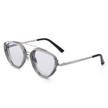 Carica l'immagine nel visualizzatore di Gallery, LeonLion Steampunk Square Sunglasses Men Retro 2023  Designer Eyewear Women Vintage Glasses For Male Metal Quality UV400