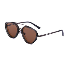 Carica l'immagine nel visualizzatore di Gallery, LeonLion Steampunk Square Sunglasses Men Retro 2023  Designer Eyewear Women Vintage Glasses For Male Metal Quality UV400