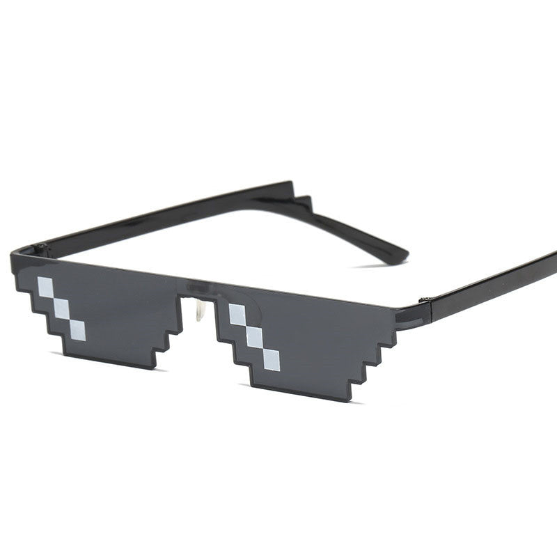 LeonLion Two Dimensions Mosaic Sunglasses Women Vintage Small Frame Glasses Lady Retro Metal Sun Glasses Lunette De Soleil Femme