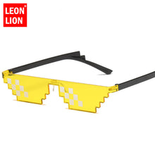 Load image into Gallery viewer, LeonLion Two Dimensions Mosaic Sunglasses Women Vintage Small Frame Glasses Lady Retro Metal Sun Glasses Lunette De Soleil Femme