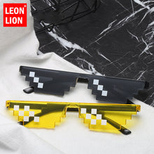 Load image into Gallery viewer, LeonLion Two Dimensions Mosaic Sunglasses Women Vintage Small Frame Glasses Lady Retro Metal Sun Glasses Lunette De Soleil Femme