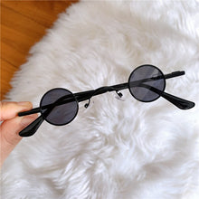 Load image into Gallery viewer, LeonLion Ultra-small Vintage Round Sunglasses Women Retro Eyewear Women/Men Steampunk Glasses Men Hip hop Style Eyewear UV400
