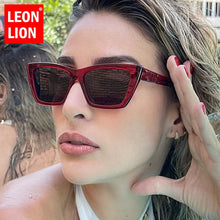Load image into Gallery viewer, LeonLion Unique Cat Eye Sunglasses for Women 2023 Brand Eyewear Women Red Gradient Glasses Elegant Gafas De Sol Mujer