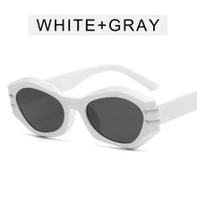Load image into Gallery viewer, LeonLion Vintage Cateye Sunglasses Women Metal Glasses for Women/Men Small Eyeglasses Women Mirror Gafas De Sol Mujer 2023