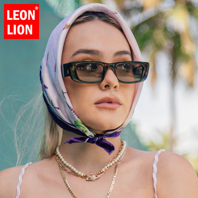 Leonlion Small Rectangle Sunglasses Women Rectangle Glasses For Women/Men  Brand Eyeglasses Women Gafas De Mujer UV400