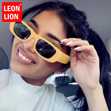 Leonlion Small Rectangle Sunglasses Women Square Glasses For Women/Men  Shades Brand Eyeglasses Women Gafas De Mujer UV400